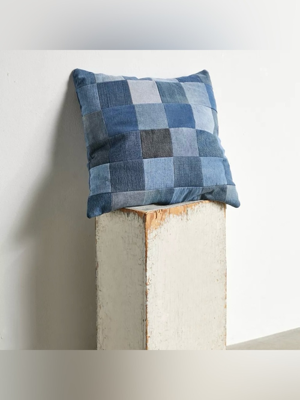 URBAN RENEWAL Jean Patched Pillow